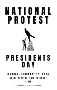 National Protest Presidents Day 